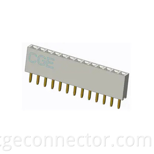 DIP Vertical type Single row Female Header Connector